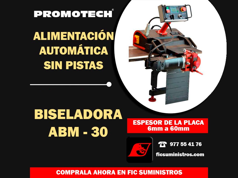Biseladora ABM-30 de Promotech