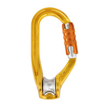 Mosquetón con polea ROLLCLIP A de Petzl