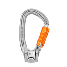 Mosquetón con polea ROLLCLIP Z de Petzl